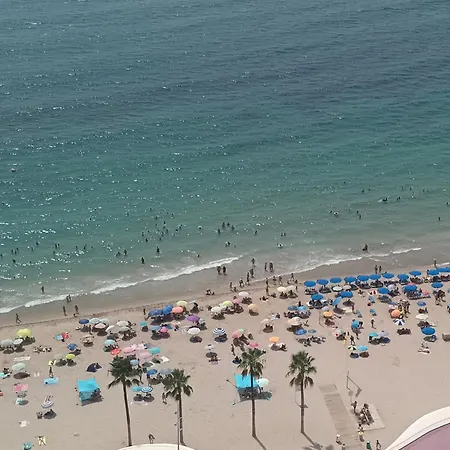 Nuevo Apto Balcon De Poniente 1 A Linea Playa Torre 2 Luxe Sm Con Aire, Piscina,jar Vistas Espectaculares Al Mar De Lägenhet